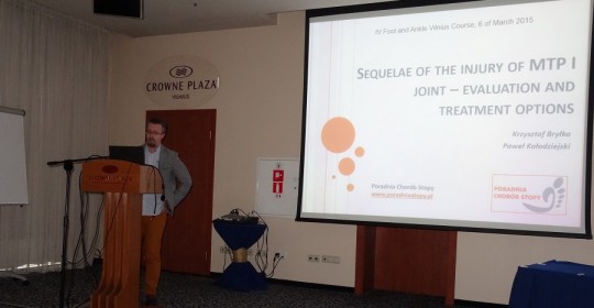 Dr Krzysztof Bryłka wykładowcą na IV Międzynarodowej Konferencji Chirurgii Stopy