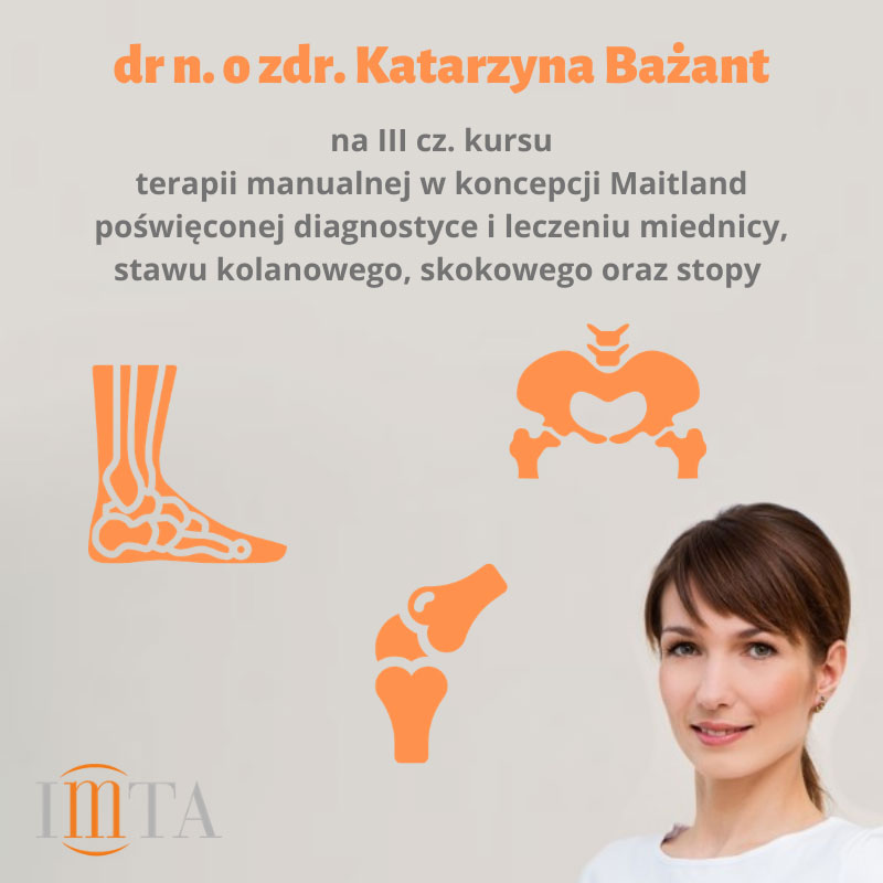 Fizjoterapeutka Katarzyna Bażant